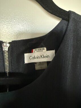 Calvin Klein Navy Sheath Dress